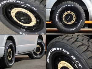 ハイエースバンディーゼル4WD　丸目カスタム　ネオクラシック