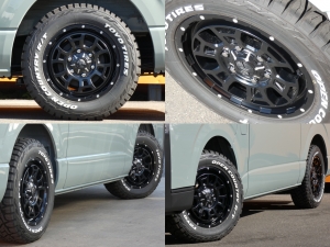ハイエースバン一部改良後　ハイエース　アースカラーパッケージ６Ｘ３アーバンカーキ