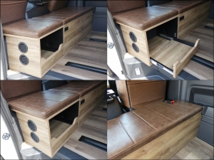 ハイエースワゴンflexdreamライトキャンピングカーFD-BOX W02