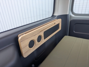 ハイエースバンMONOBOX車中泊　ライトキャンピングカー　MONOBOX