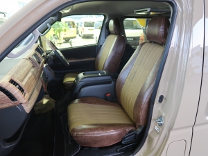ハイエースバン丸目カスタム　アースカラーパッケージ４Ｖ６ベージュ