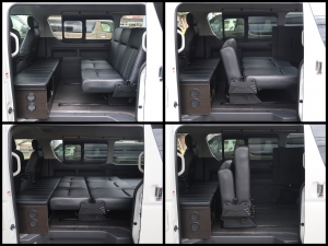ハイエースワゴン新車コンプリート　FD-BOX W02
