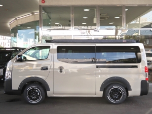 キャラバン新車アウトレットキャラバンマイルーム　車中泊のできる街乗り仕様車