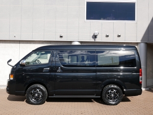 ハイエースワゴン車中泊　ピクニック　ハイエース