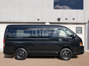 ハイエースワゴン車中泊　ピクニック　ハイエース