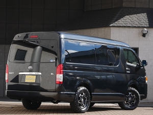 ハイエースワゴン車中泊　ピクニック　ハイエース