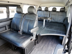 ハイエースワゴン車中泊　ピクニック　ハイエース
