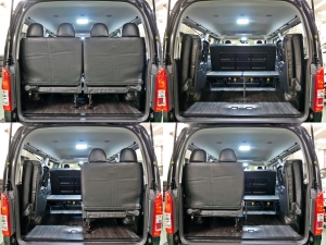 ハイエースワゴンワゴン　4WD　車中泊コンプリート