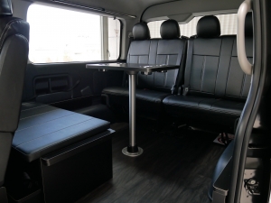 ハイエースワゴン車中泊　ピクニック　ハイエース