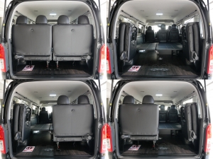 ハイエースワゴン車中泊　ピクニック　ハイエース
