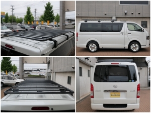 ハイエースバンバンライフ　車中泊　車旅　