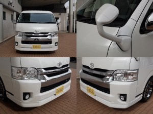 ハイエースワゴン新車アウトレット１０人乗り　３列シート　前向き８人乗り　車中泊