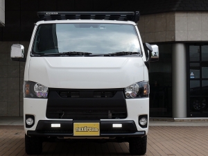 ハイエースバンキャンプ　アウトドア　レジャー　車中泊　