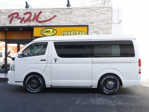 ハイエースワゴン新車コンプリート　車中泊　キャンパー