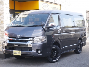 ハイエースバン新車アウトレットvanlife バンライフ　ウッドインテリア　車中泊