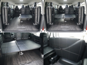 ハイエースワゴン車中泊　ベッドキット　公認車