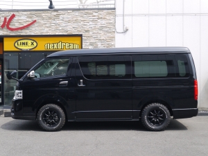 ハイエースワゴン１０人乗り　ワゴン車　３ナンバーベッドキット　フラット