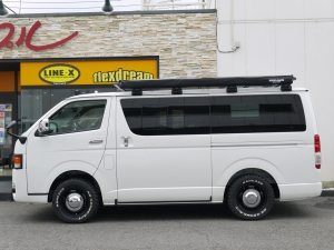 ハイエースバンバンライフ　車中泊　車旅　