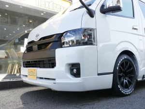 ハイエースバン新車アウトレットマイナーチェンジモデル バンライフカスタム