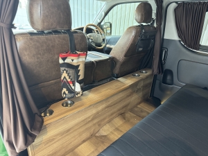 ハイエースバンflexdreamデモカー　ハイエースワイドバン　FD-BOX V09M　ポップアップルーフ