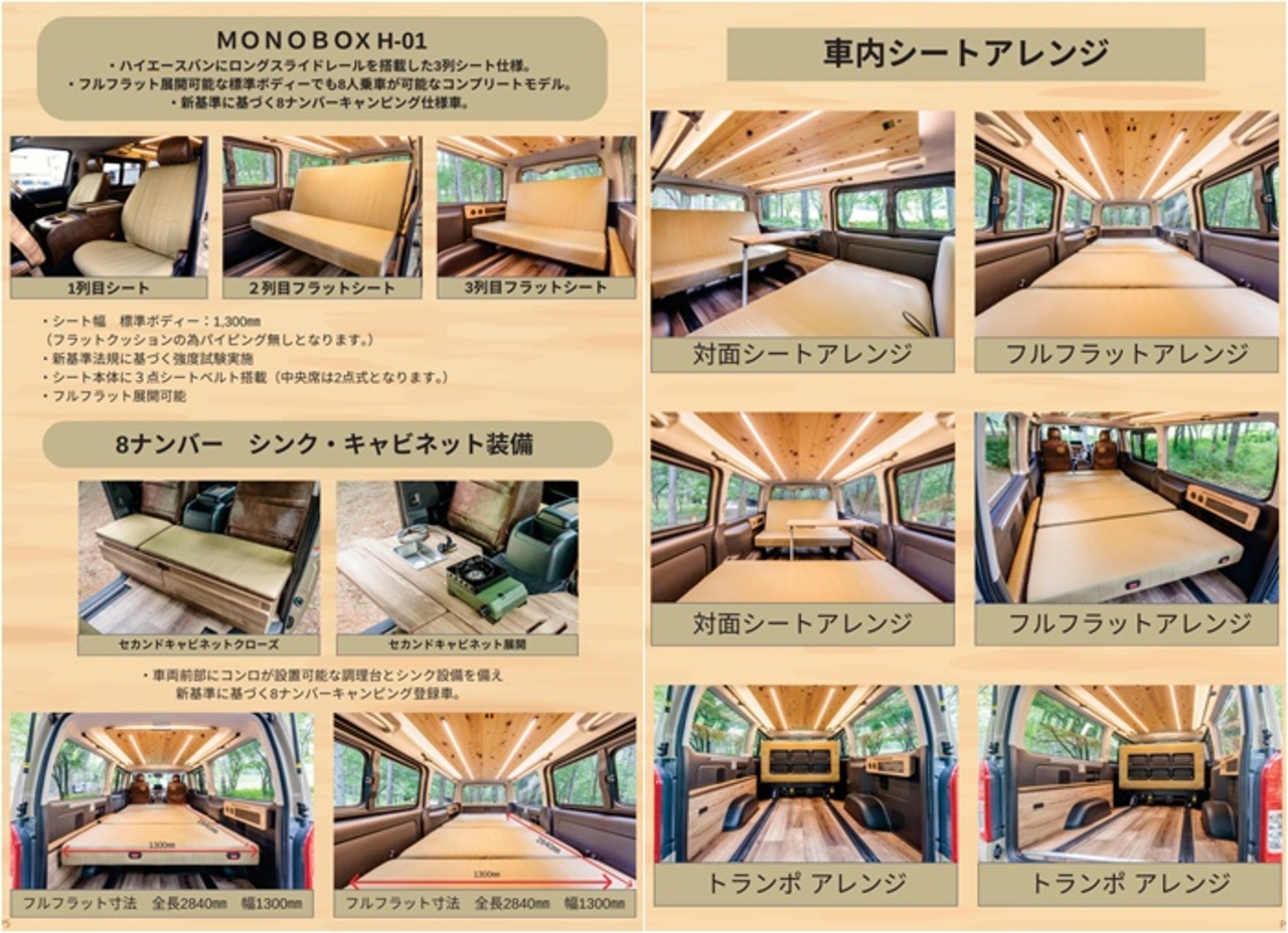 ハイエースバン新車コンプリート ハイエース vanlife MONOBOX