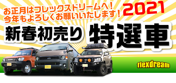 Flexdream 21新春初売り特選車 フレックス ドリーム Flexdream 21新春初売り特選車 フレックス ドリーム